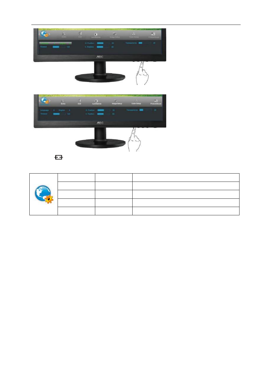 AOC e2460Sd-TAA User Manual | Page 30 / 59