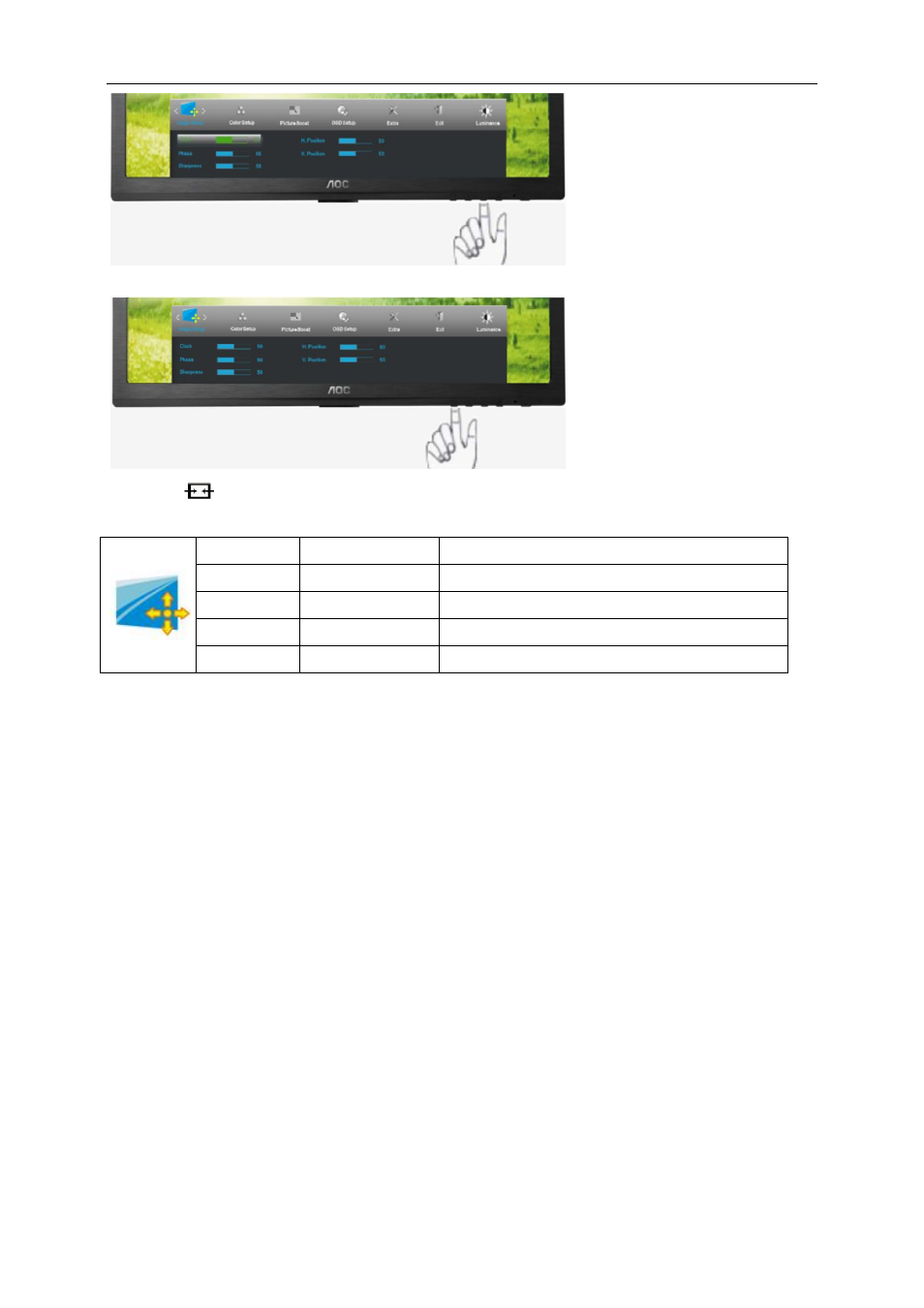 AOC e2460Swhu User Manual | Page 23 / 62