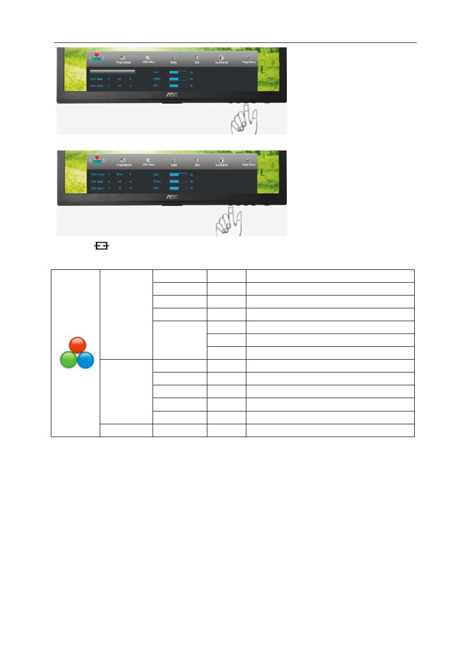 AOC e2460Swhu User Manual | Page 25 / 62