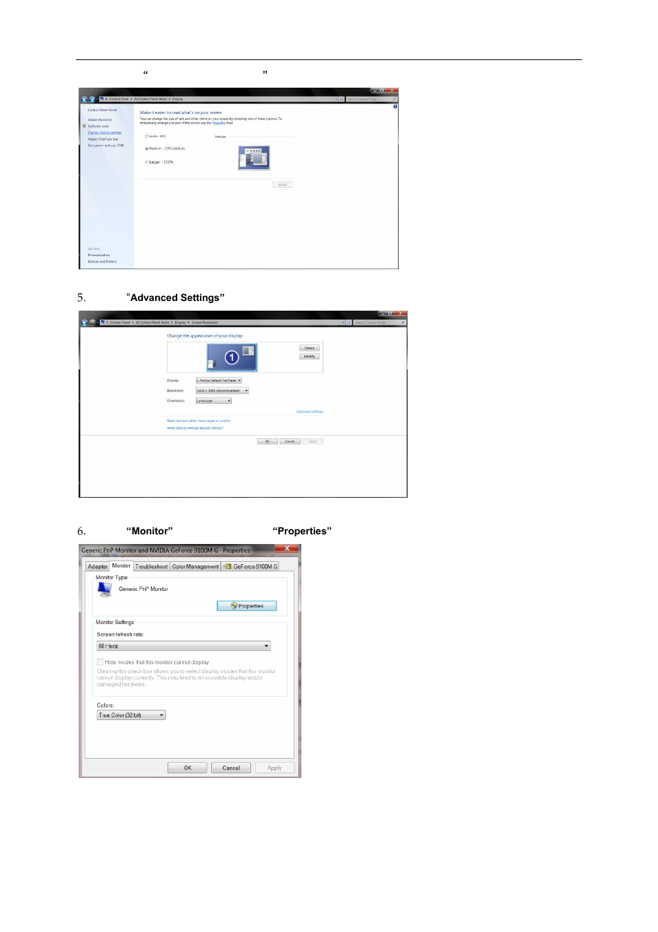 AOC e2460Swhu User Manual | Page 34 / 62