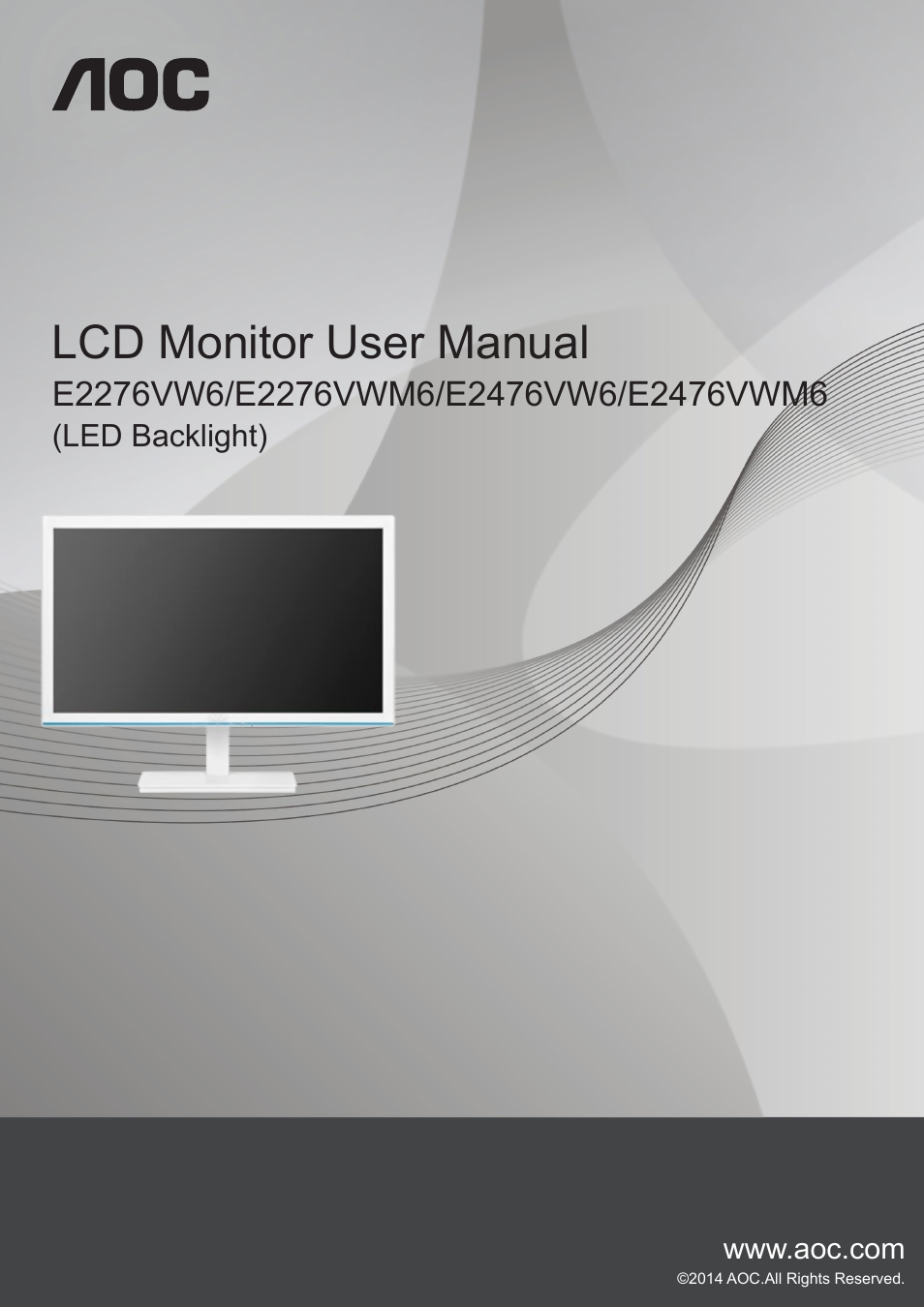 AOC E2476VWM6 User Manual | 73 pages