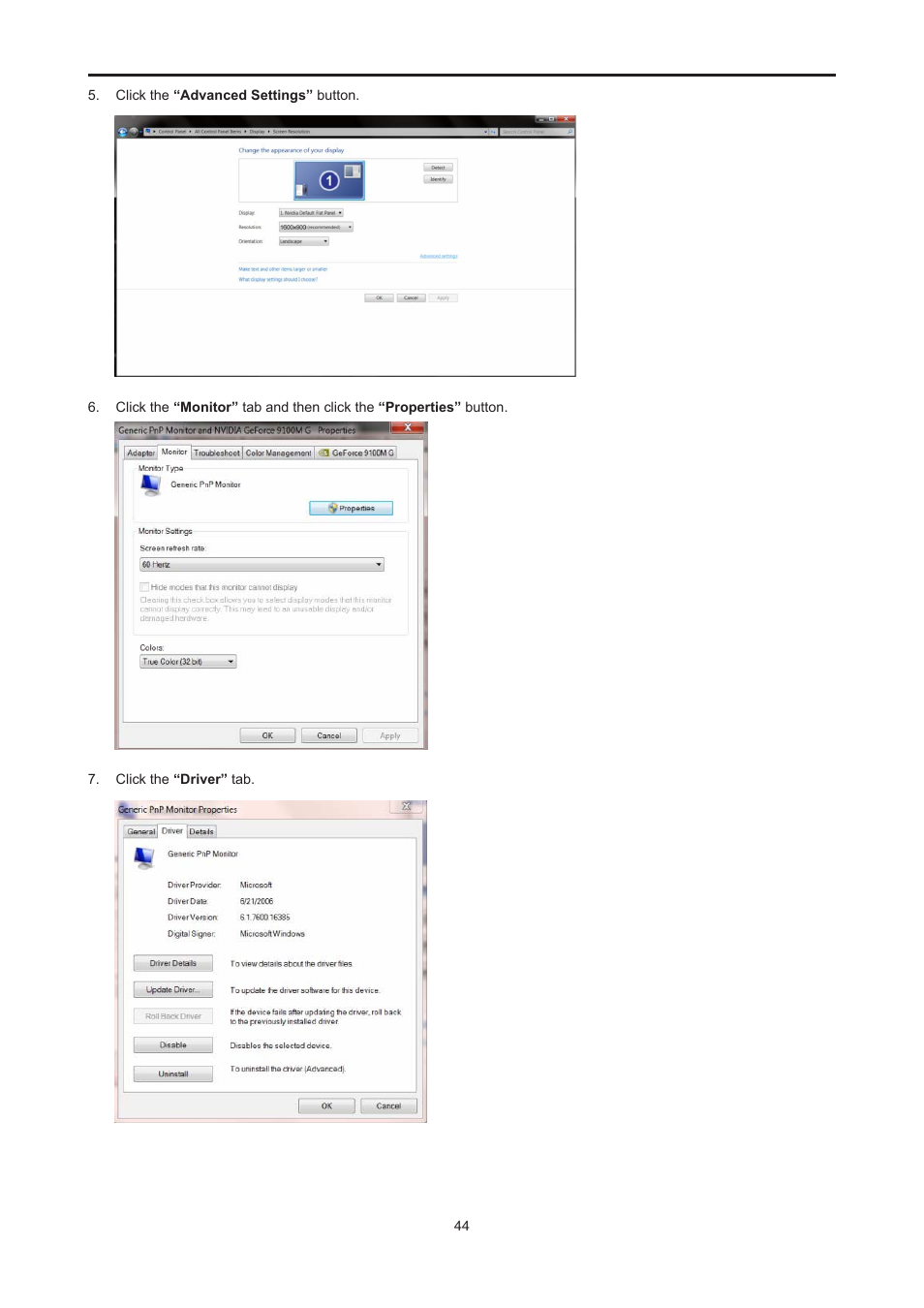 AOC E2476VWM6 User Manual | Page 45 / 73