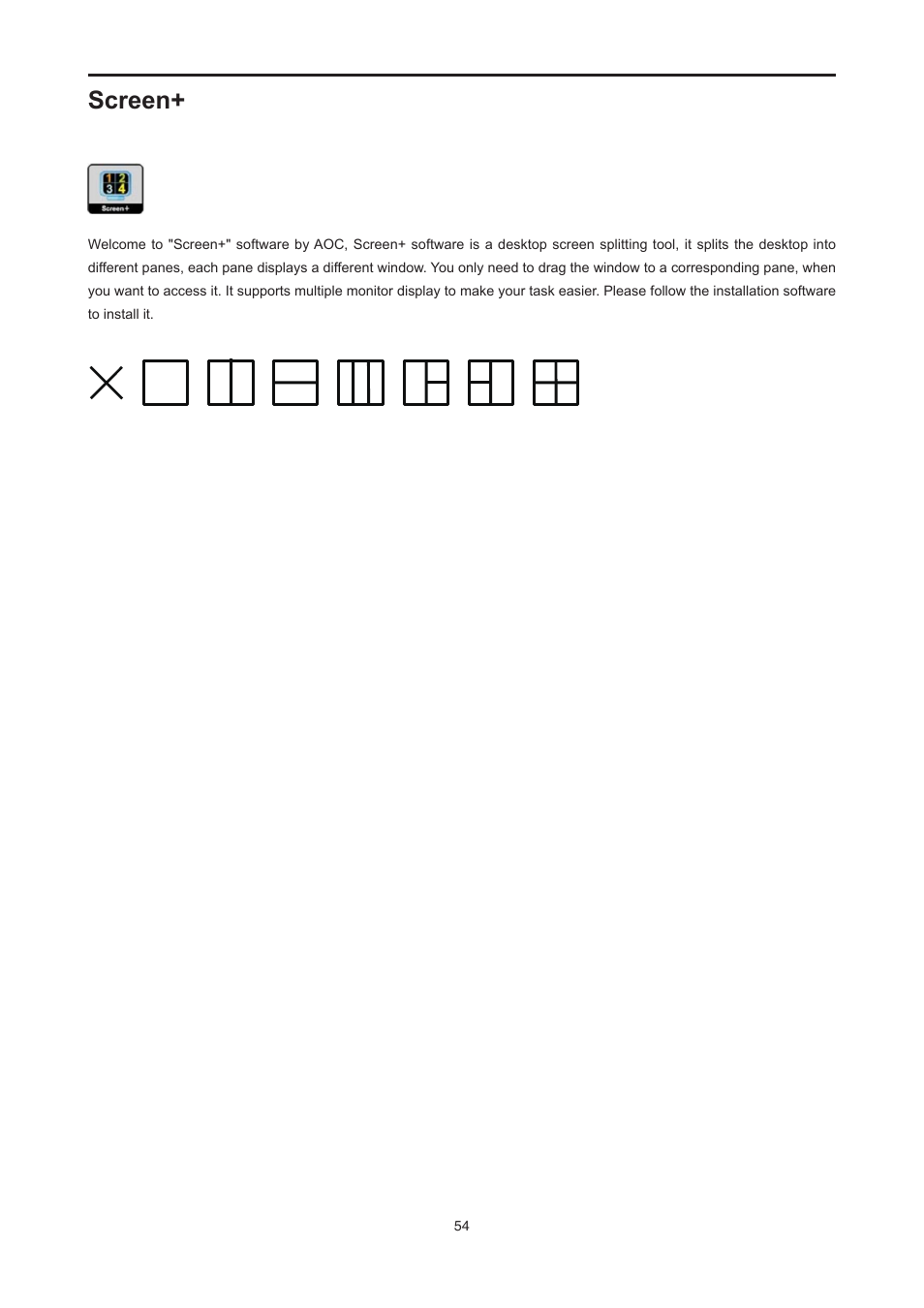 Screen | AOC E2476VWM6 User Manual | Page 55 / 73