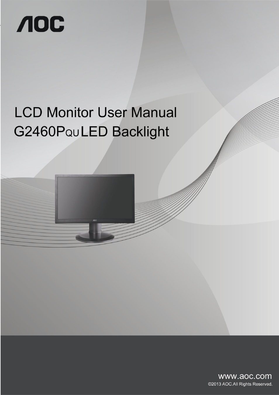 AOC G2460PQU User Manual | 59 pages