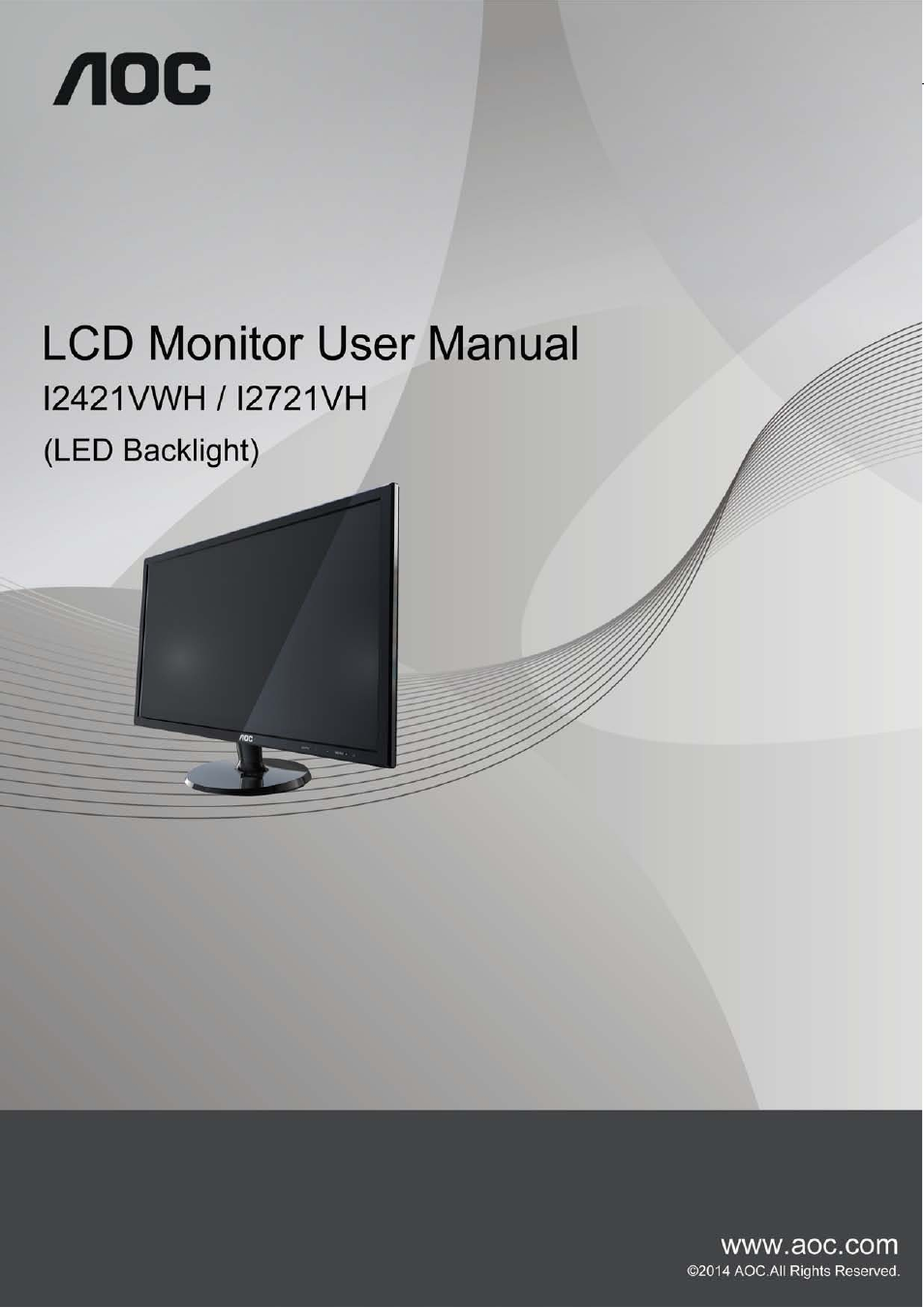 AOC I2421VWH User Manual | 71 pages