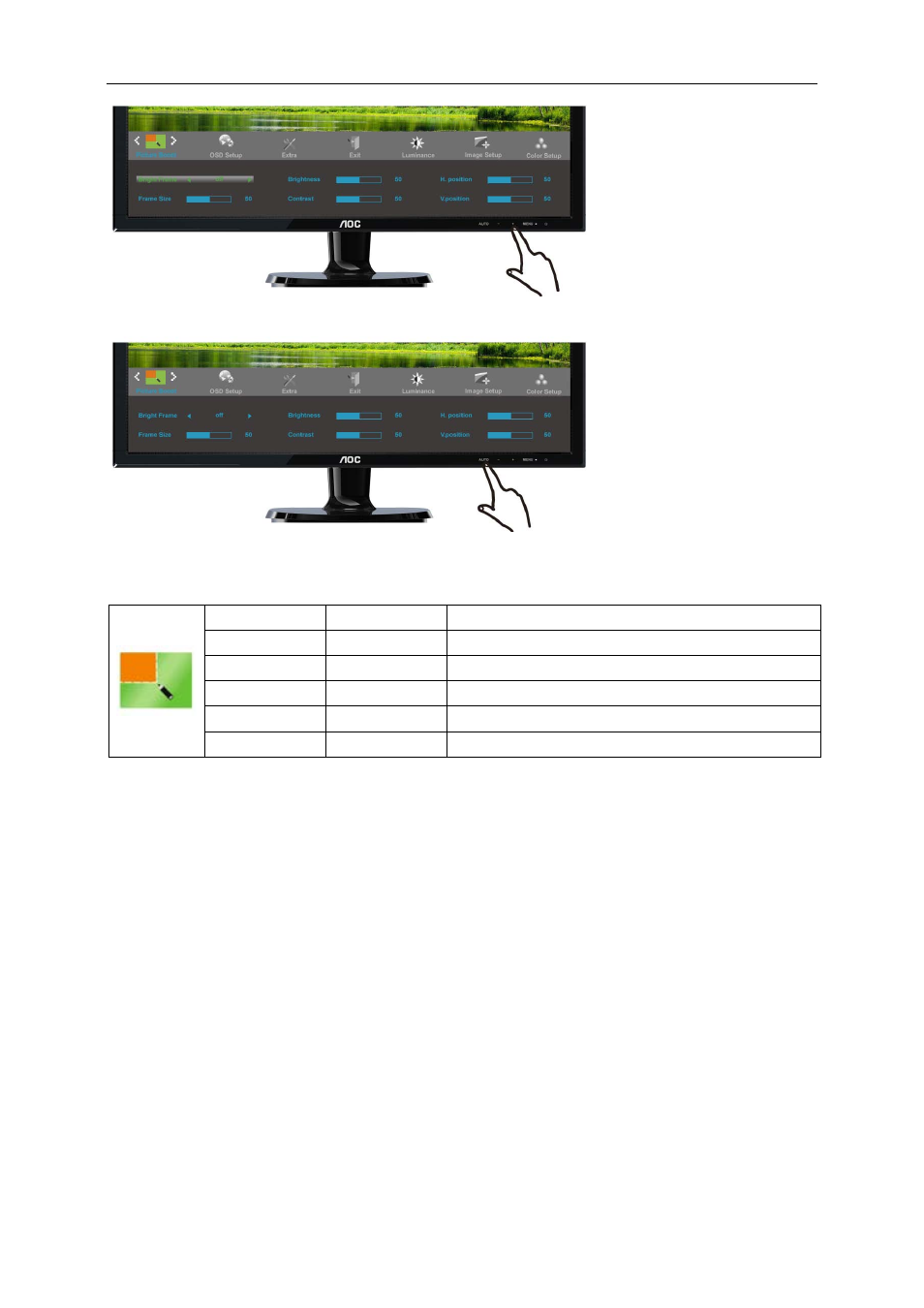 AOC I2421VWH User Manual | Page 30 / 71