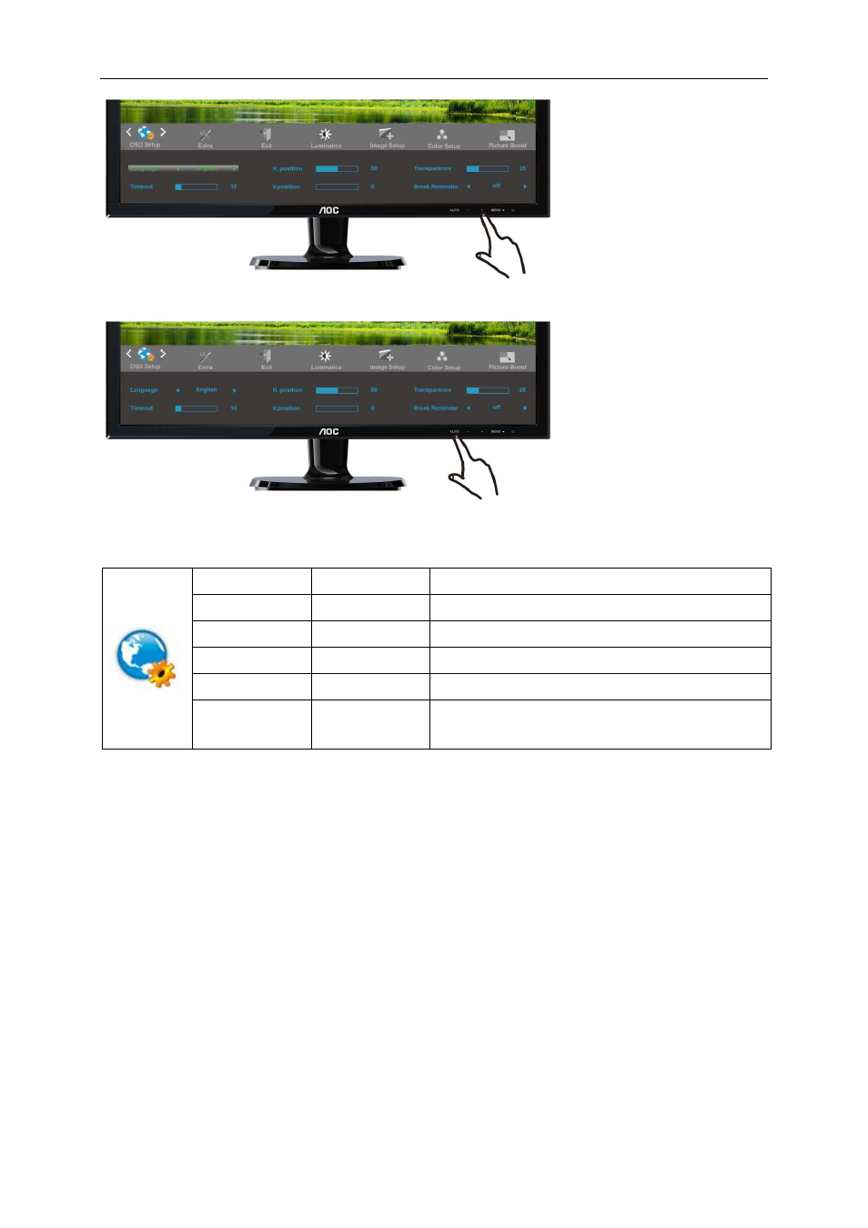 AOC I2421VWH User Manual | Page 32 / 71