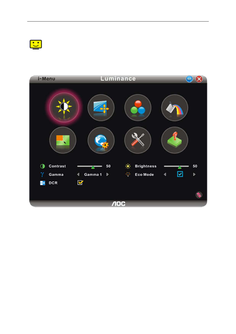 I-menu | AOC I2421VWH User Manual | Page 51 / 71
