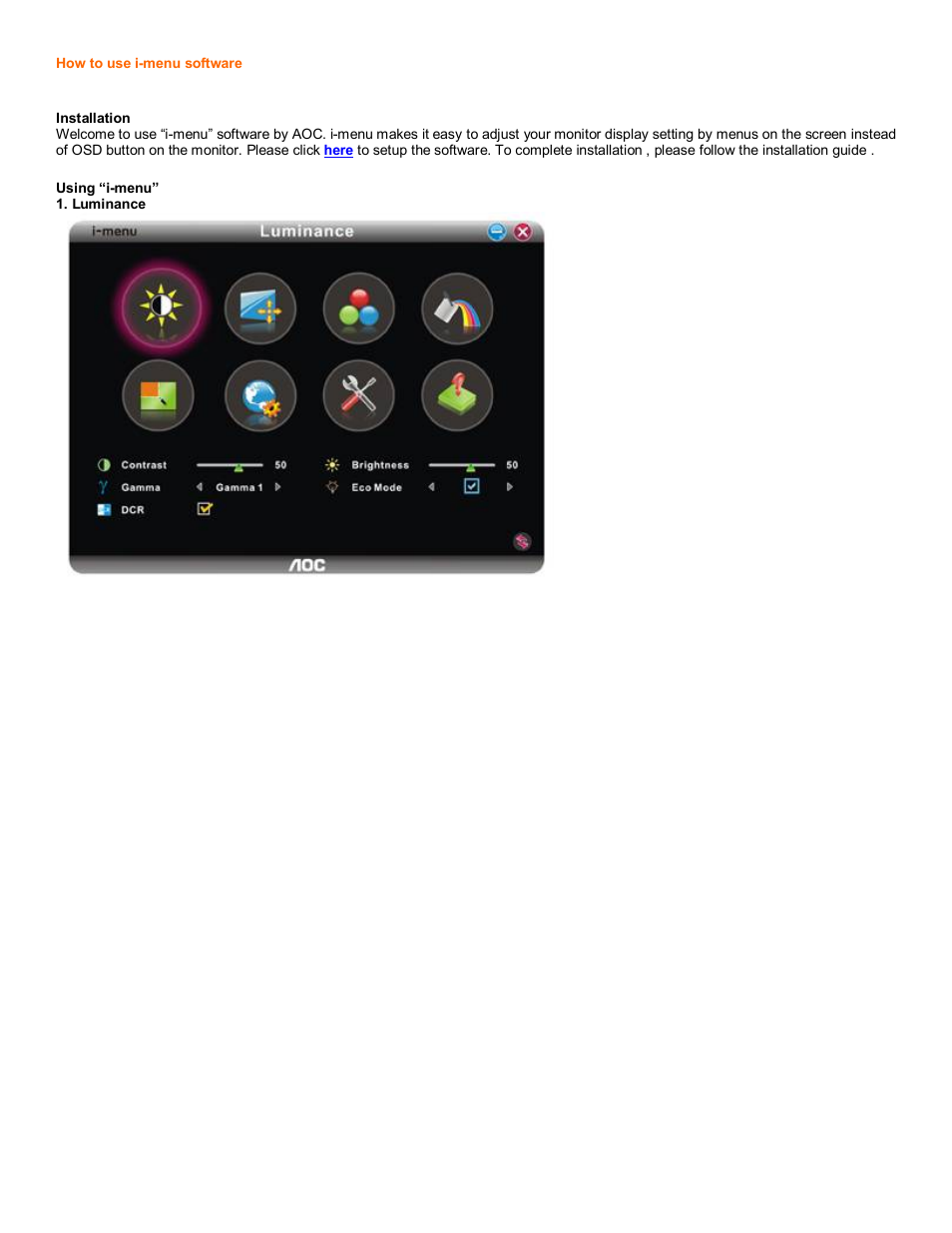 AOC 619Fh User Manual | Page 16 / 26