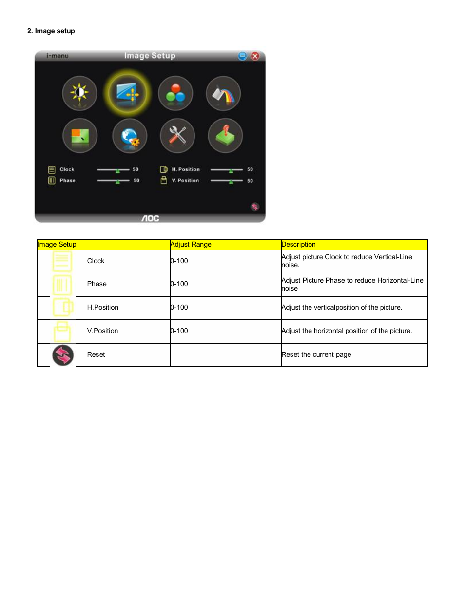 AOC 619Fh User Manual | Page 18 / 26