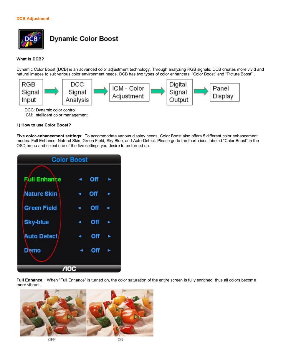 AOC 619Fh User Manual | Page 9 / 26