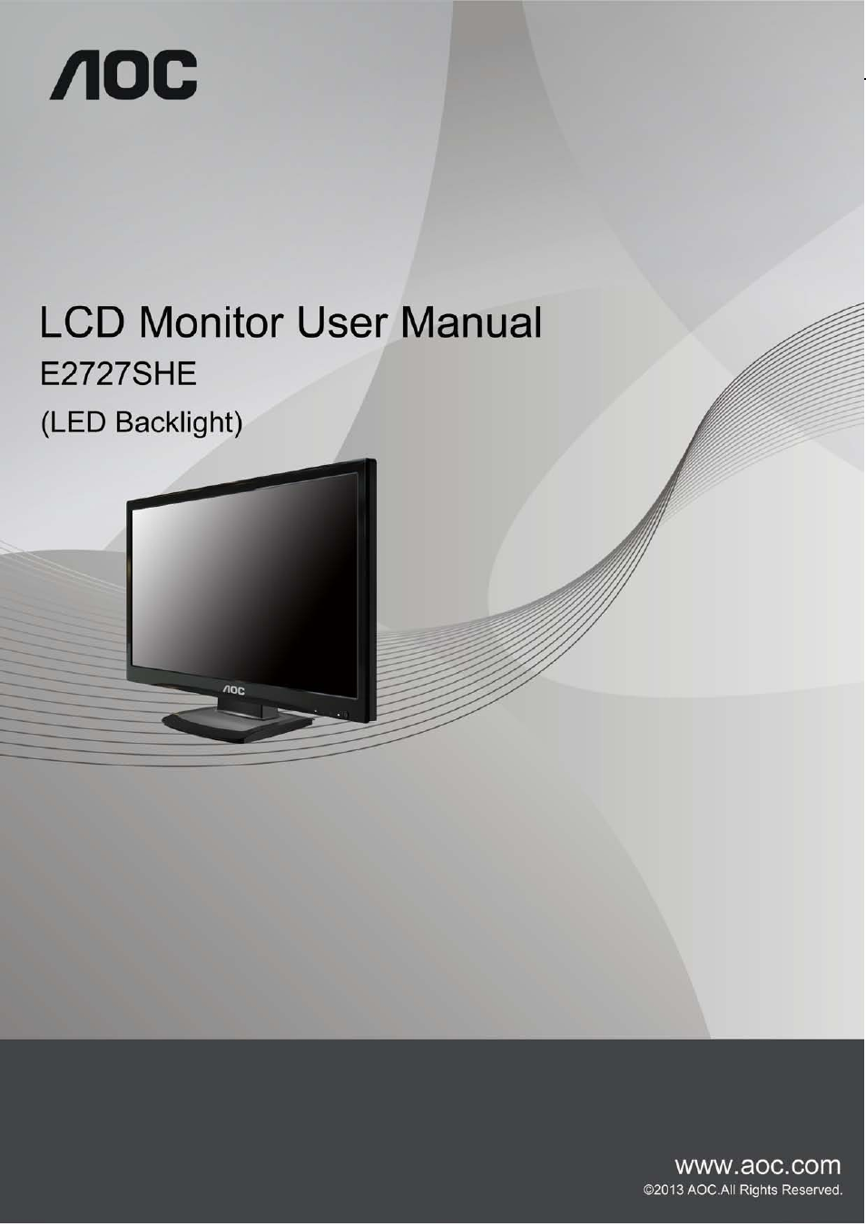 AOC E2727SHE User Manual | 70 pages