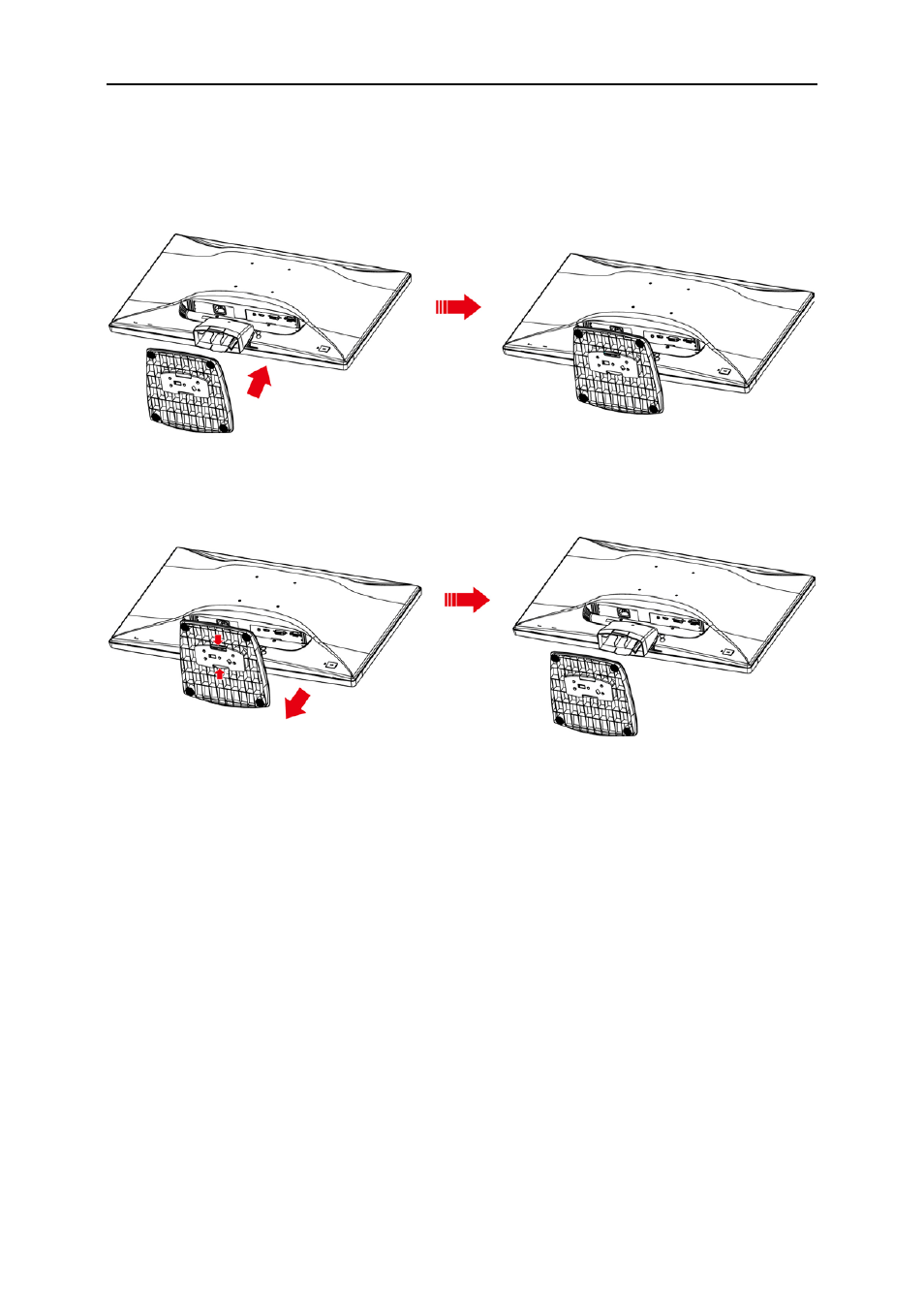 Setup stand & base | AOC E2727SHE User Manual | Page 10 / 70