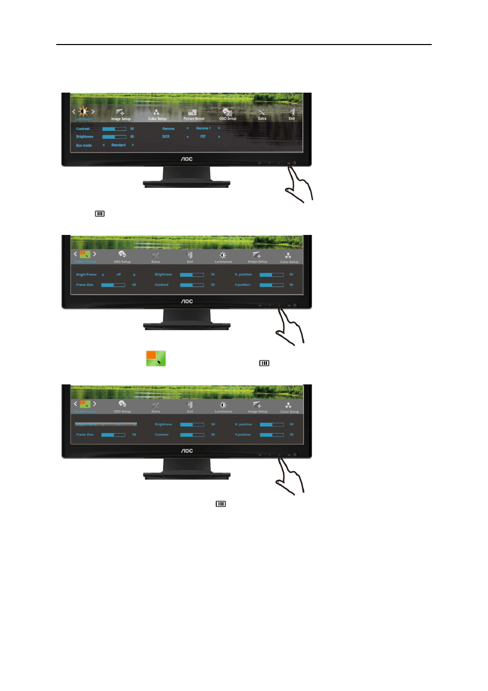 Picture boost | AOC E2727SHE User Manual | Page 29 / 70