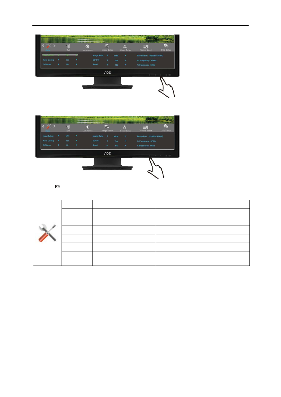 AOC E2727SHE User Manual | Page 34 / 70