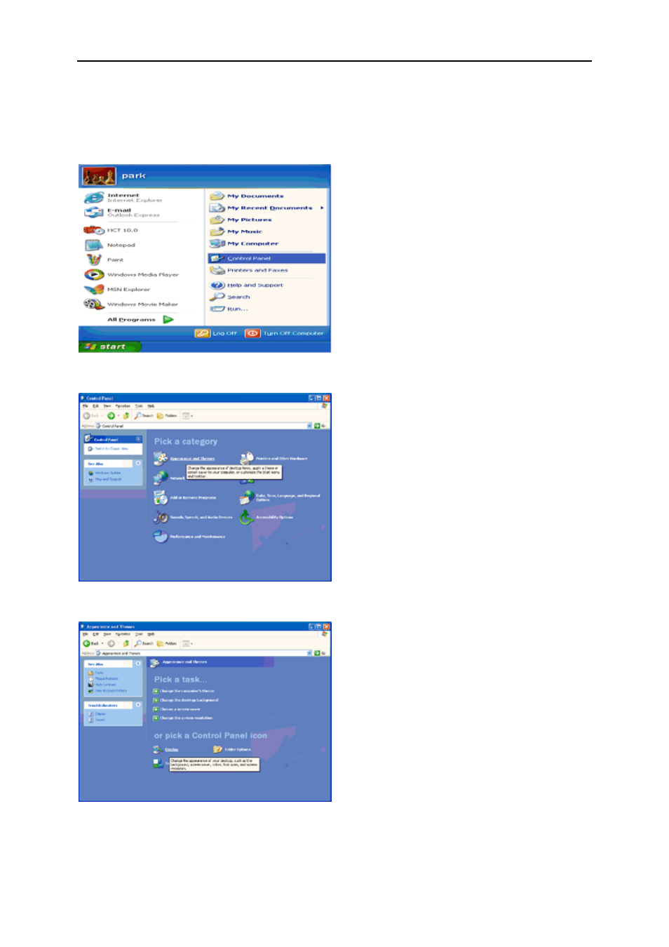 Windows xp | AOC E2727SHE User Manual | Page 47 / 70