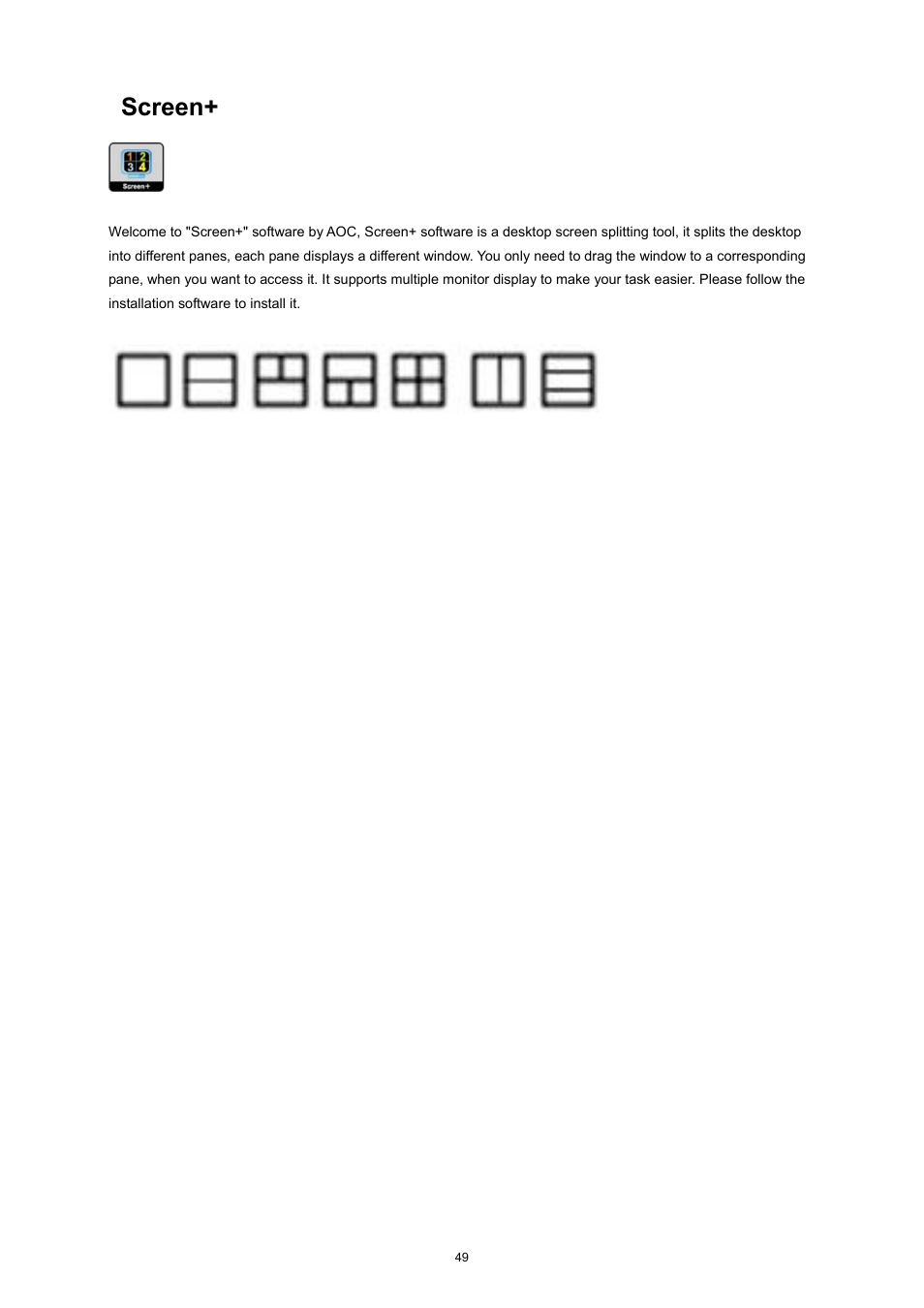 Screen | AOC e2752She User Manual | Page 49 / 61