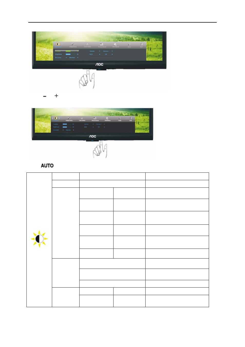 AOC e2752Vh User Manual | Page 21 / 59