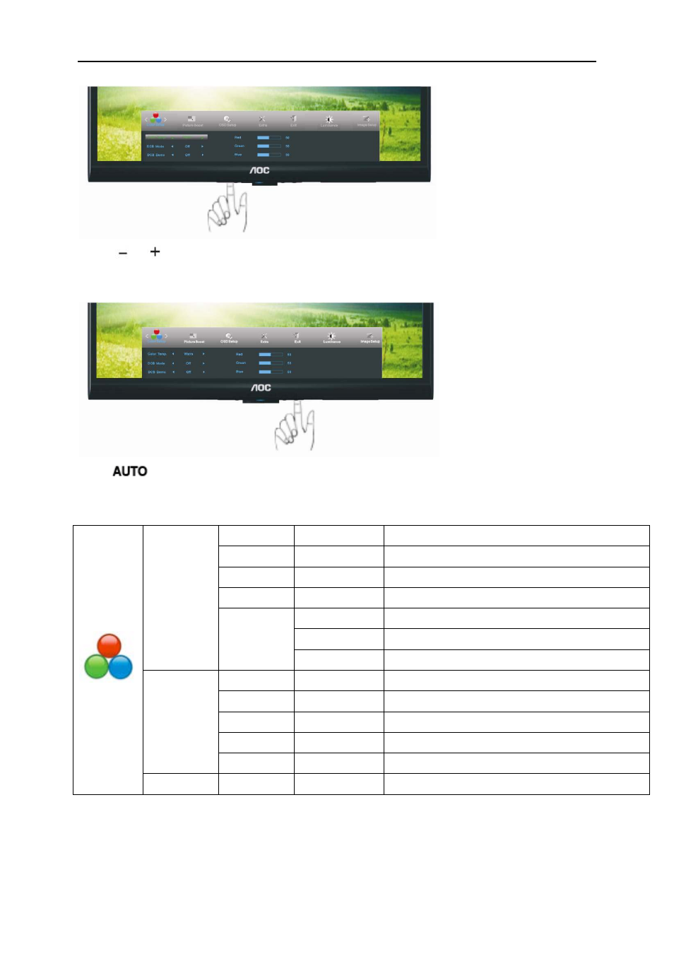 AOC e2752Vh User Manual | Page 25 / 59