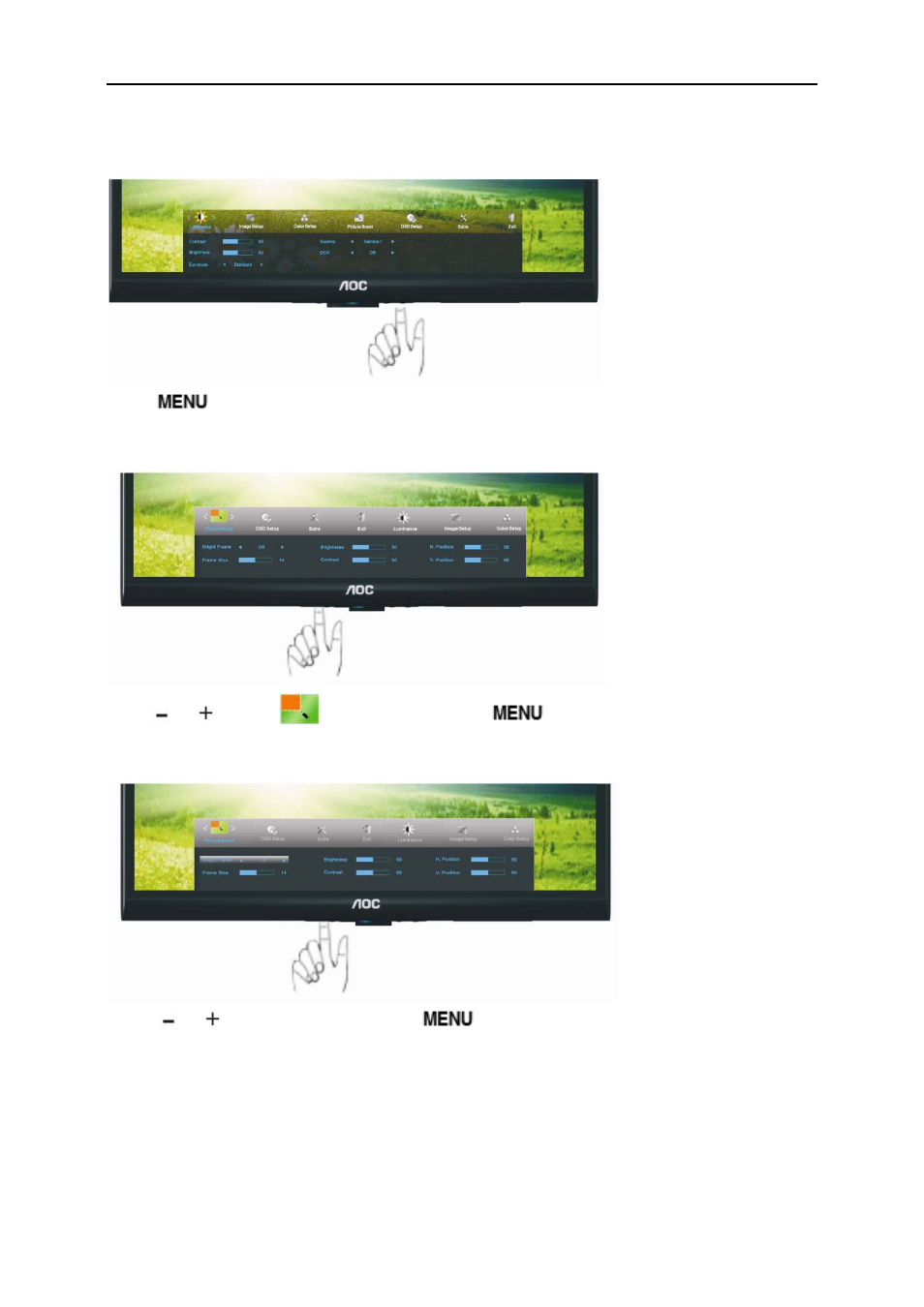 Picture boost | AOC e2752Vh User Manual | Page 26 / 59