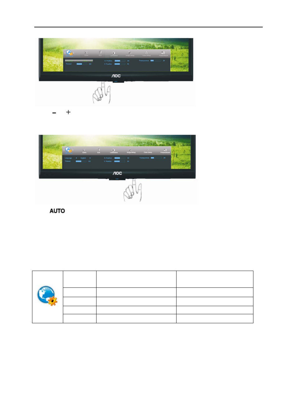 AOC e2752Vh User Manual | Page 29 / 59