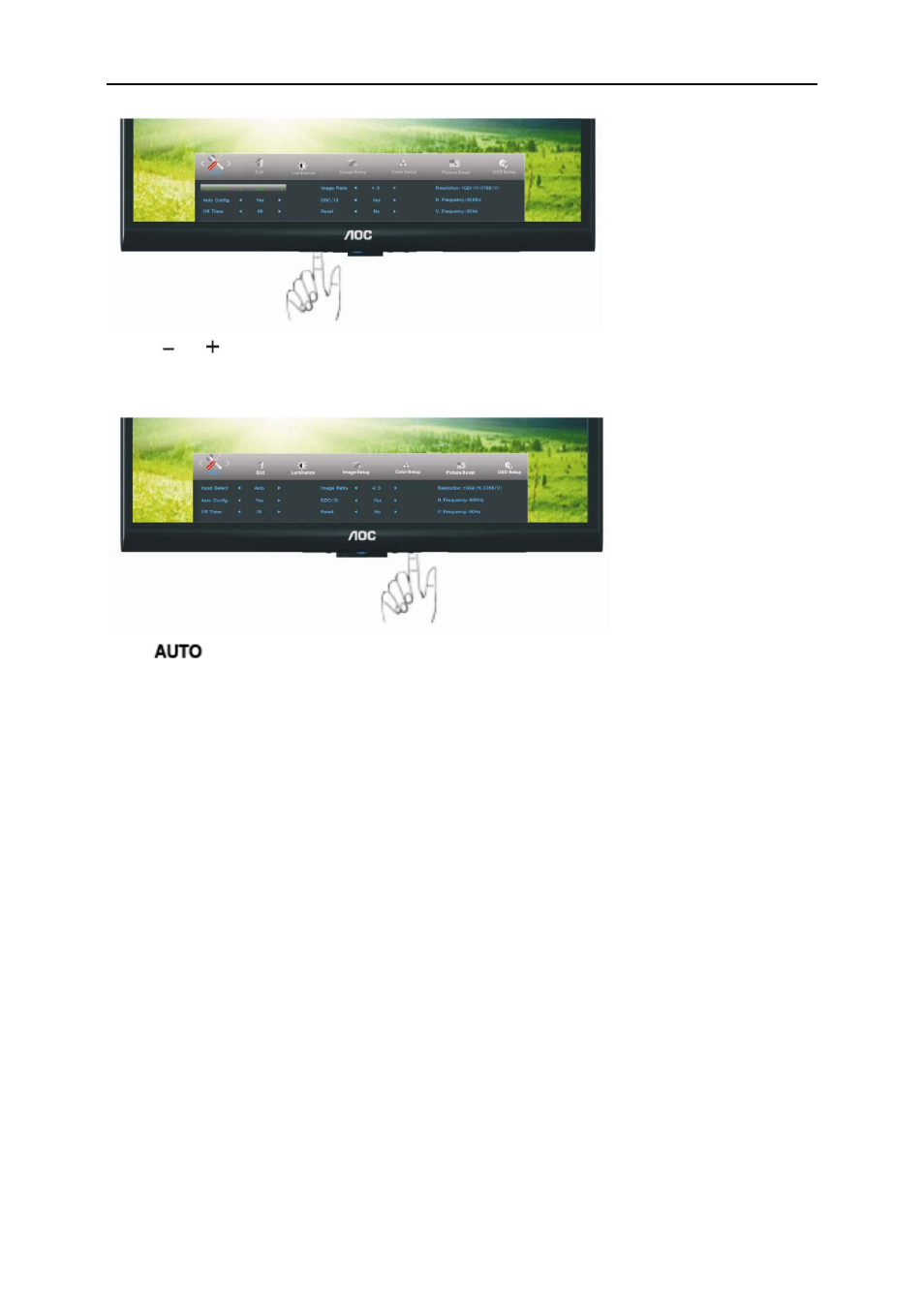 AOC e2752Vh User Manual | Page 31 / 59