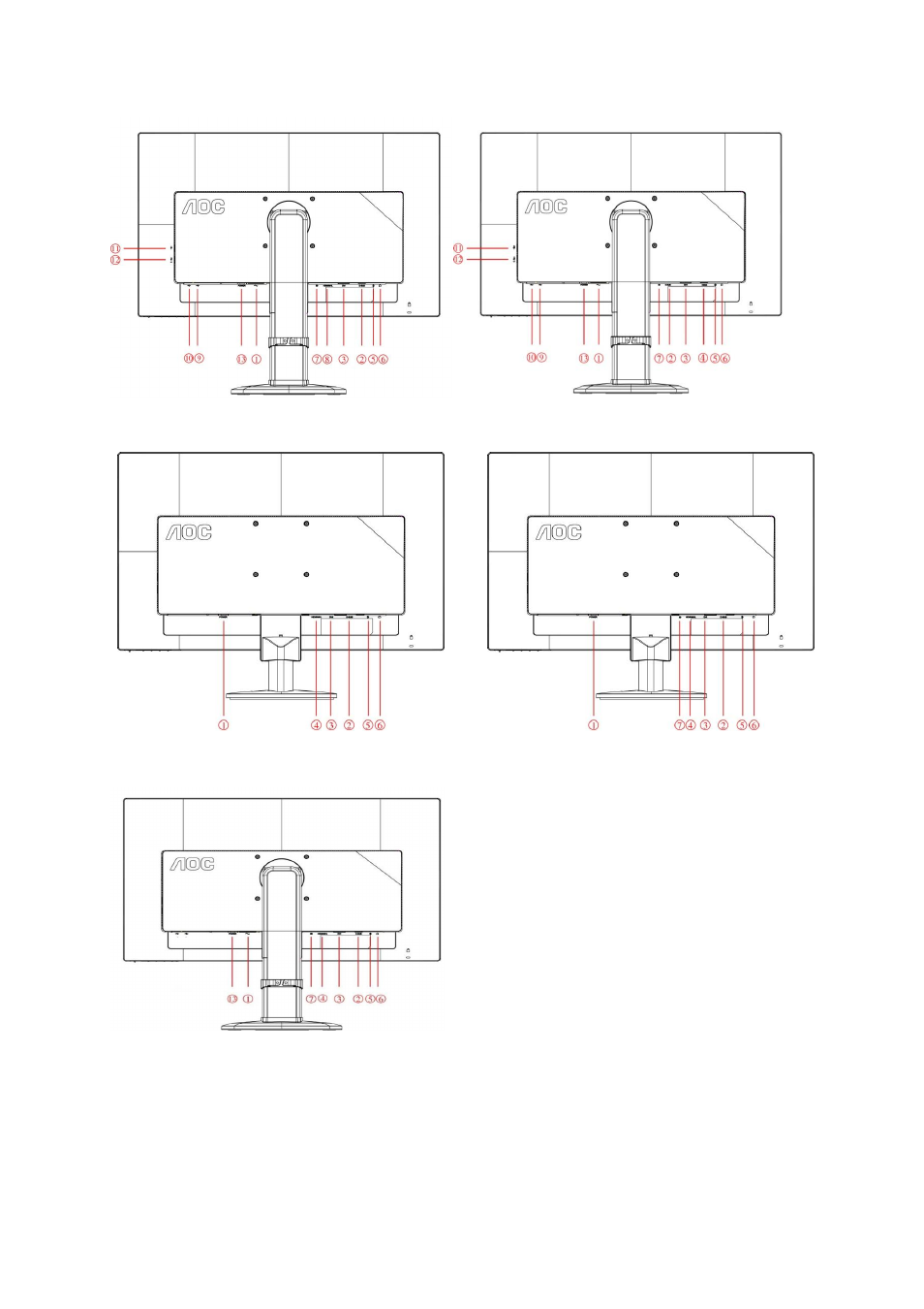 AOC E2770SHE User Manual | Page 13 / 74