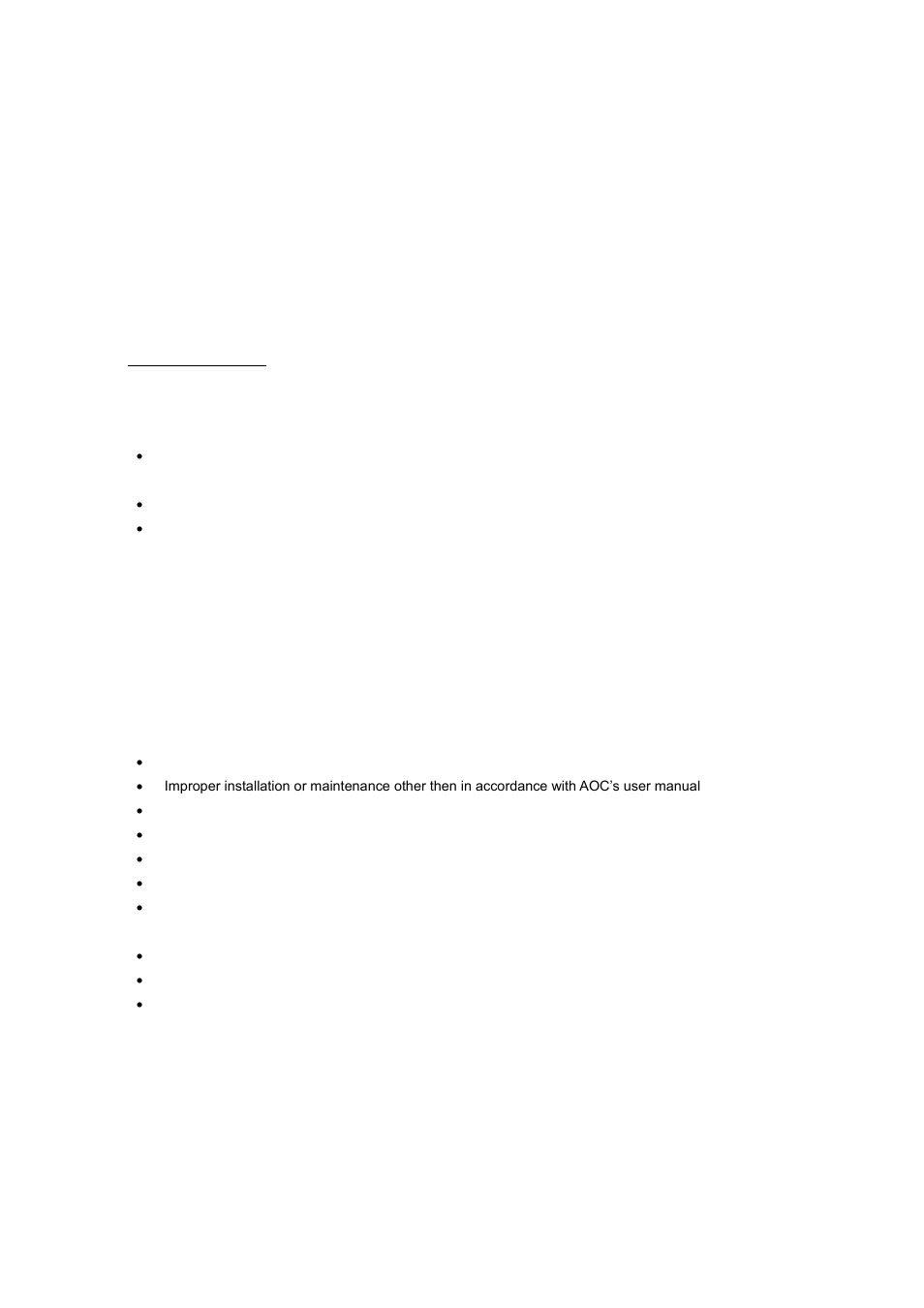 Warranty statement for europe | AOC G2770PQU User Manual | Page 69 / 75