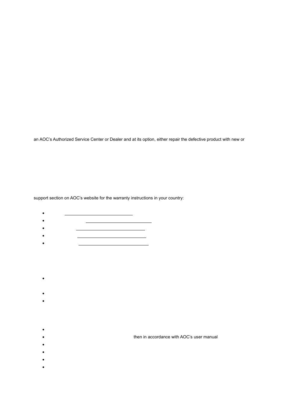 The commonwealth of independent states (cis) | AOC G2770PQU User Manual | Page 71 / 75