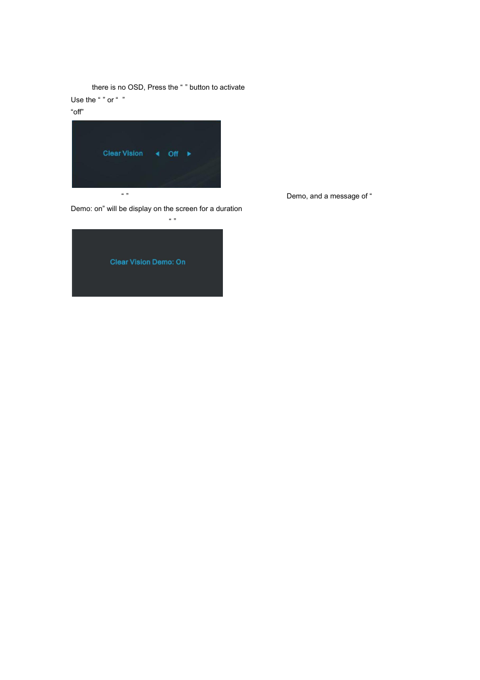 Clear vision | AOC M2870VHE User Manual | Page 23 / 72