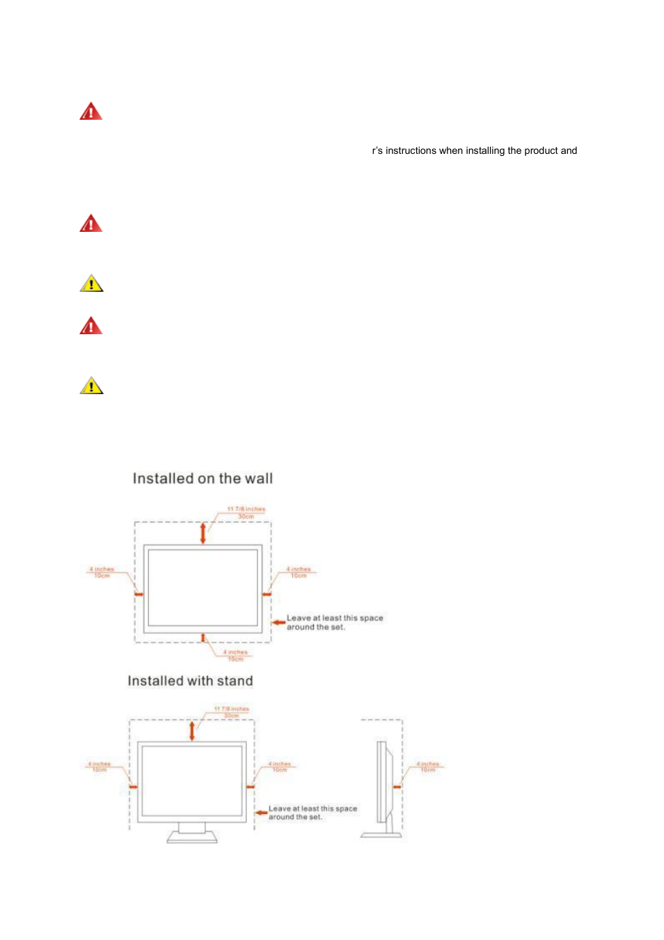 Installation | AOC M2870VHE User Manual | Page 6 / 72