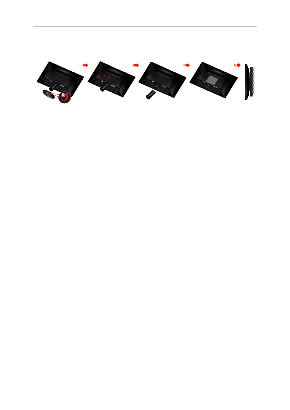 Wall mounting | AOC Q2778VQE User Manual | Page 13 / 71