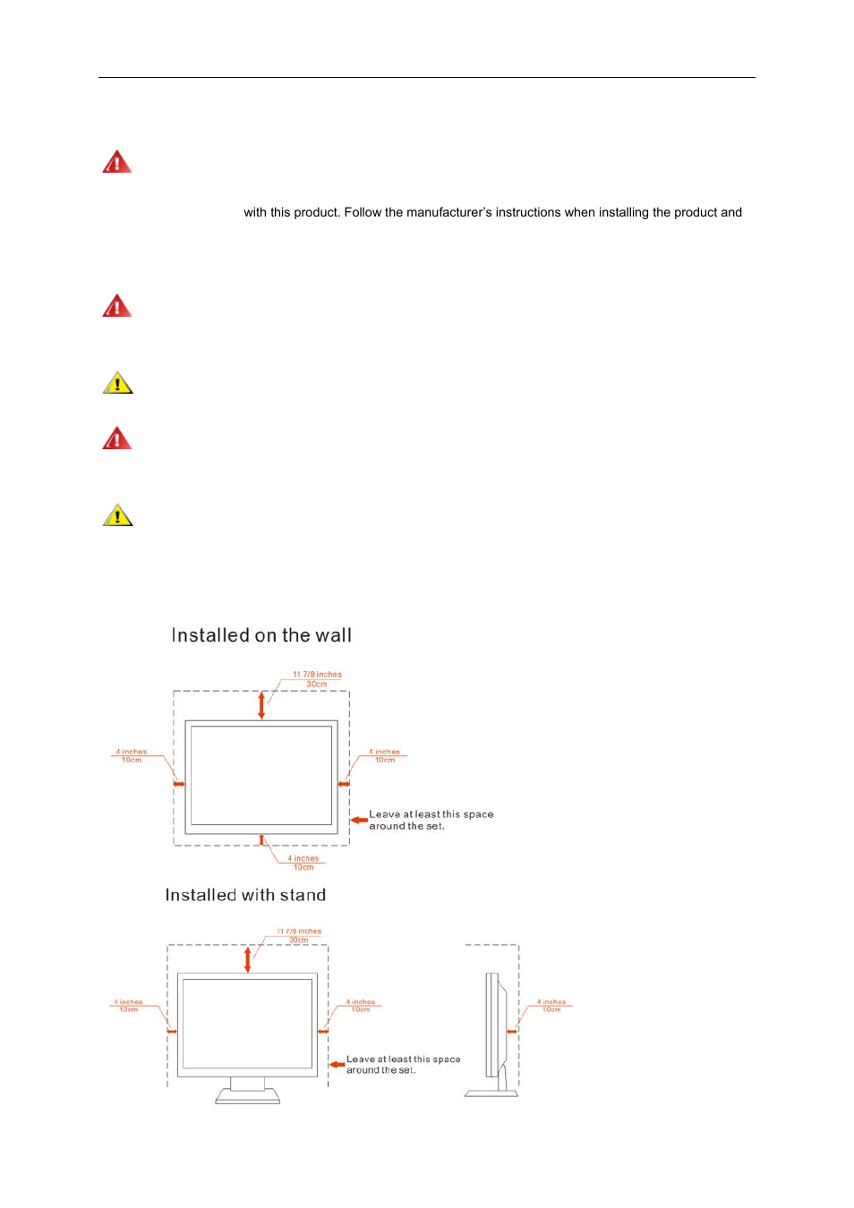 Installation | AOC Q2778VQE User Manual | Page 6 / 71