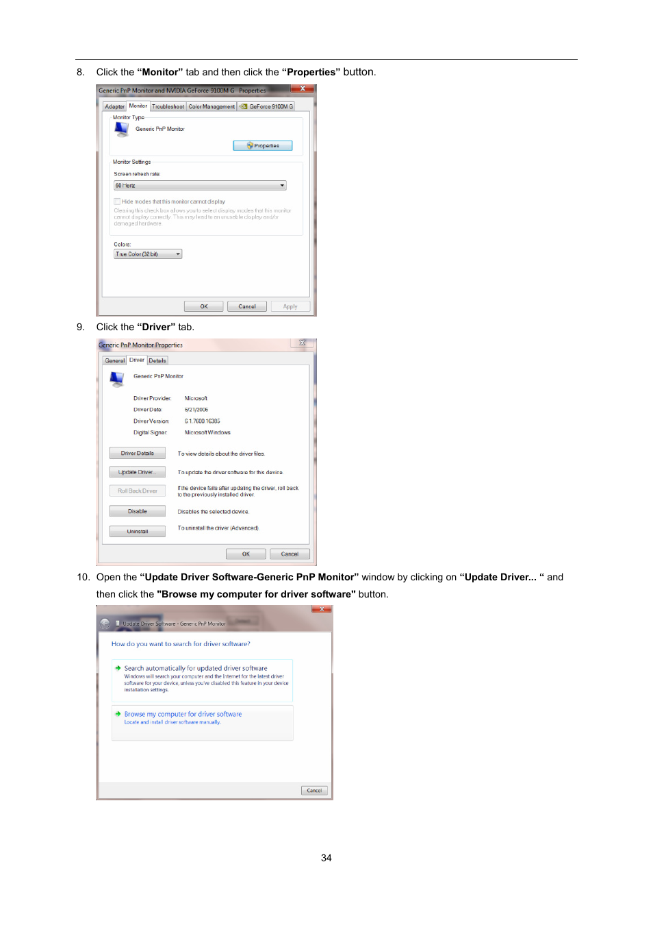 AOC U2868PQU User Manual | Page 34 / 64