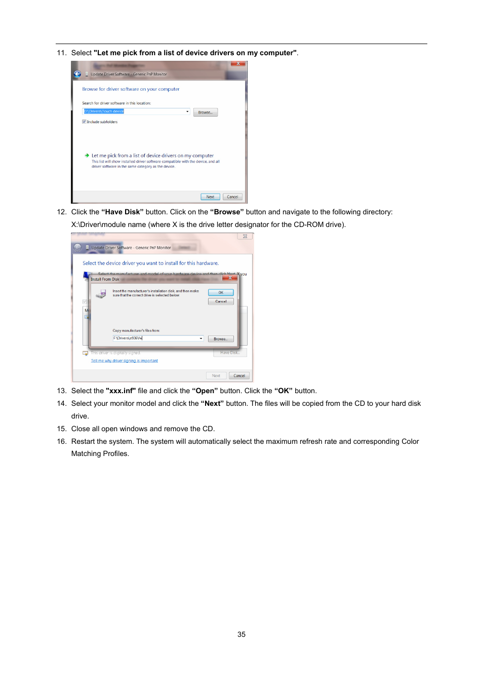 AOC U2868PQU User Manual | Page 35 / 64