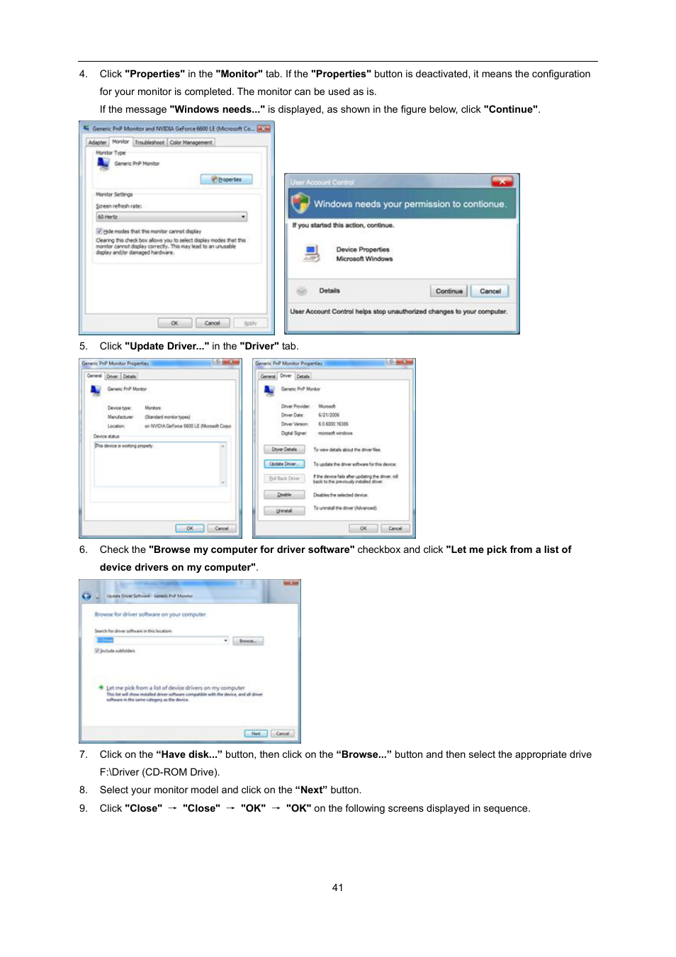 AOC U2868PQU User Manual | Page 41 / 64