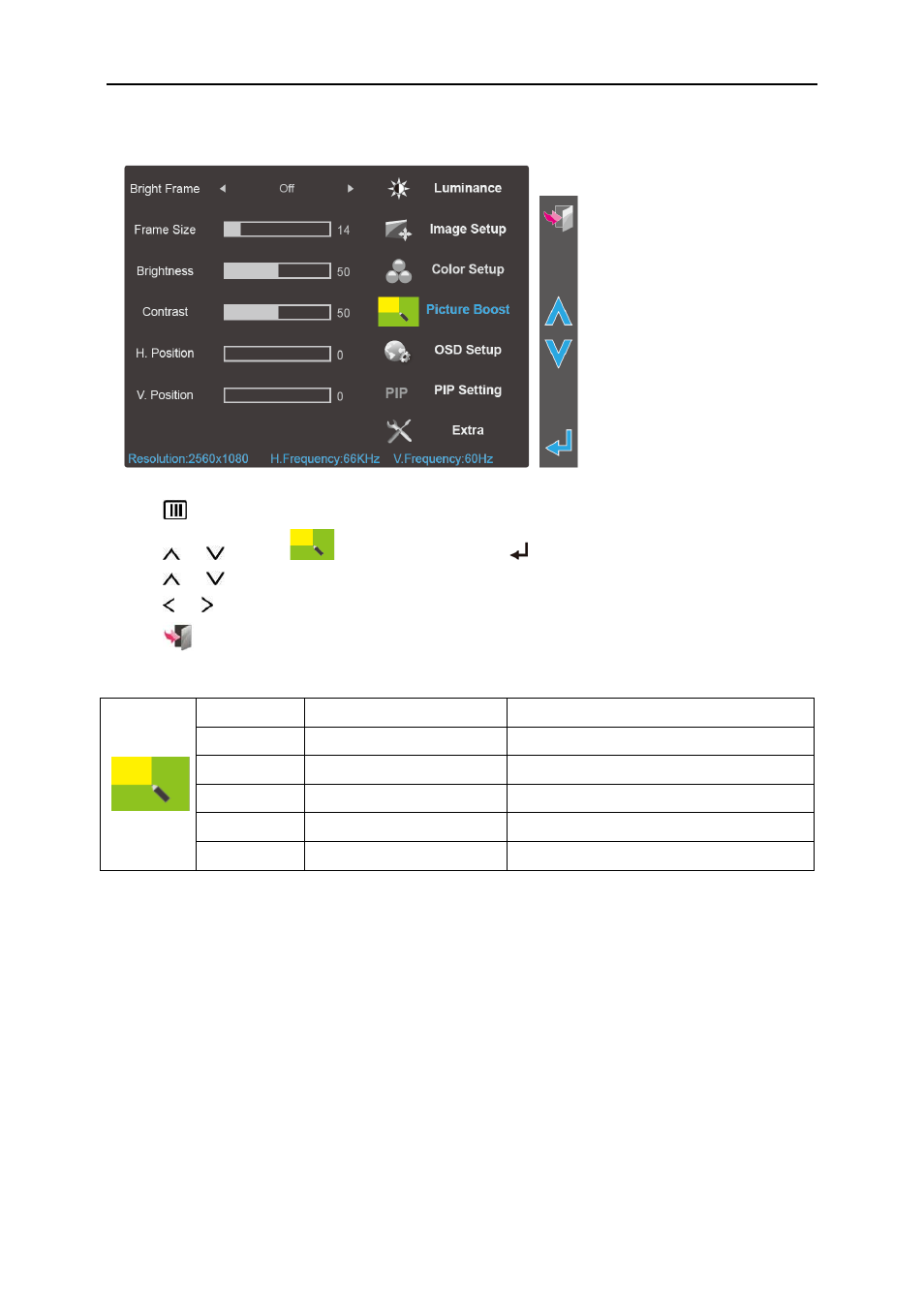 Picture boost | AOC Q2963PM User Manual | Page 25 / 58