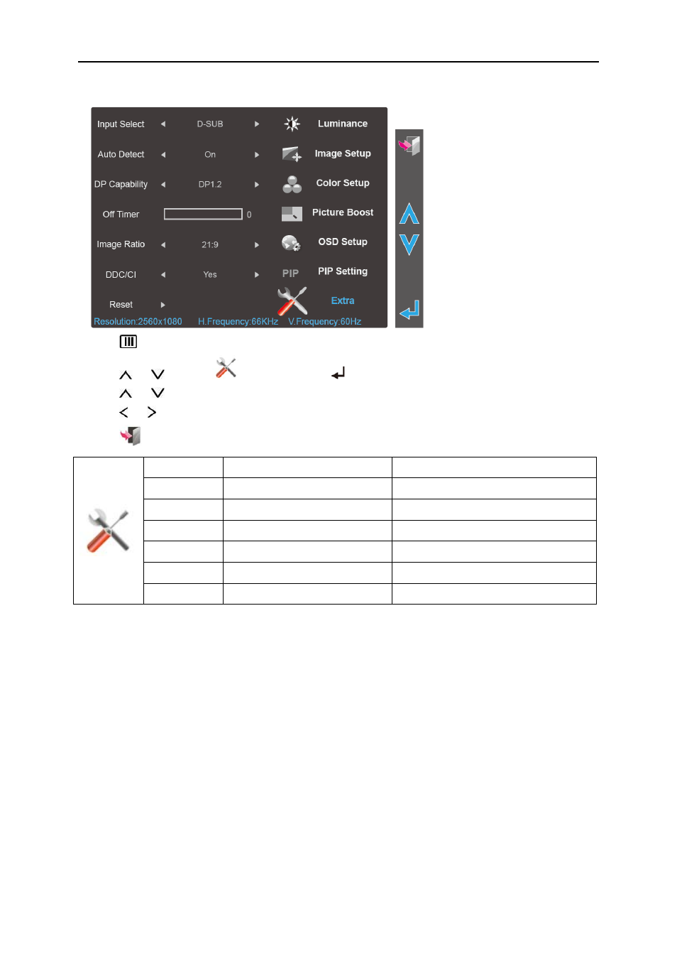 Extra | AOC Q2963PM User Manual | Page 28 / 58