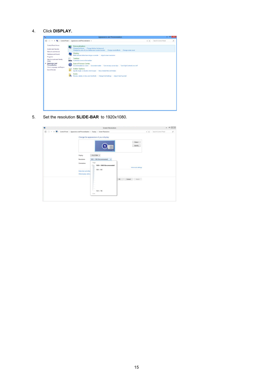 AOC E2370SN User Manual | Page 15 / 69