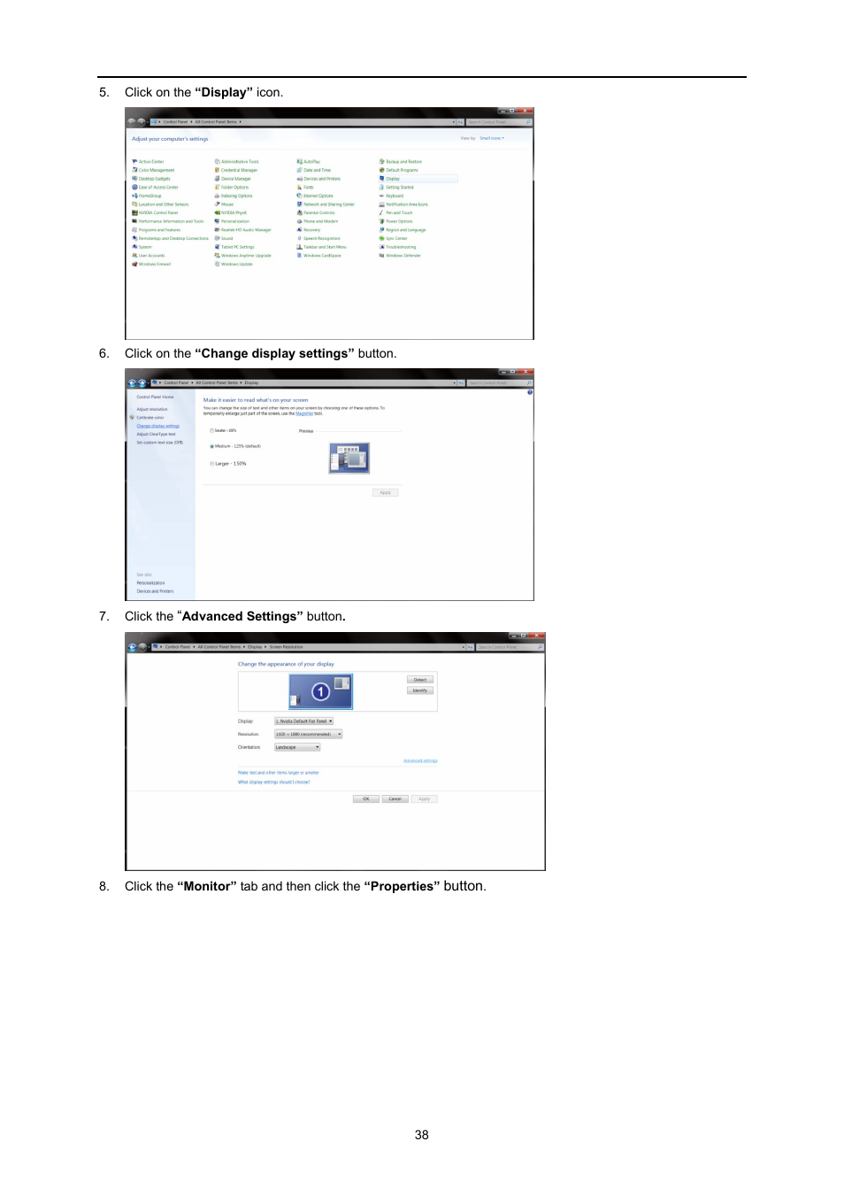 AOC E2370SN User Manual | Page 38 / 69