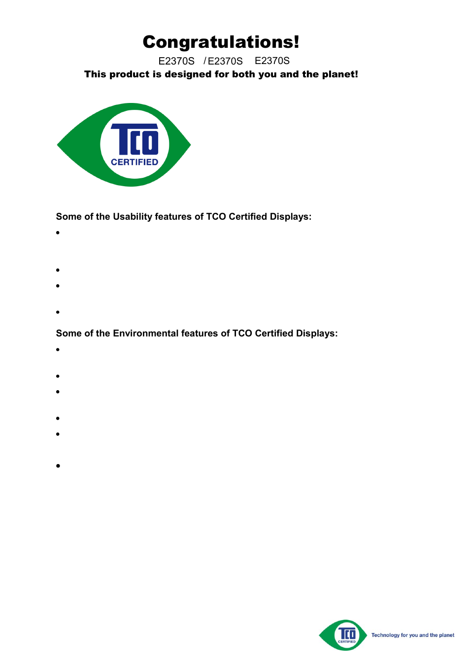 AOC E2370SN User Manual | Page 69 / 69