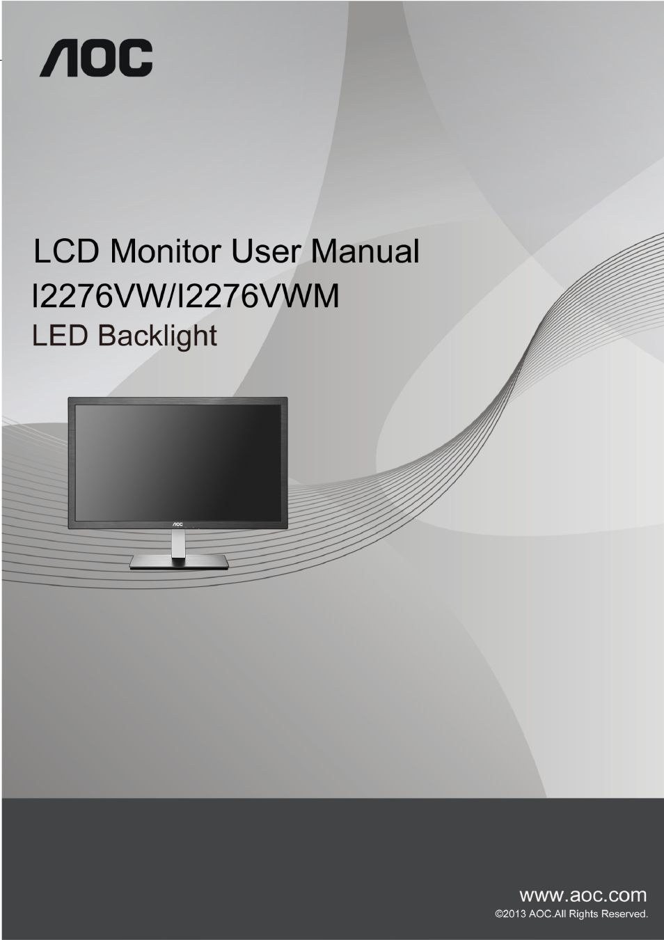 AOC I2276VWM User Manual | 75 pages