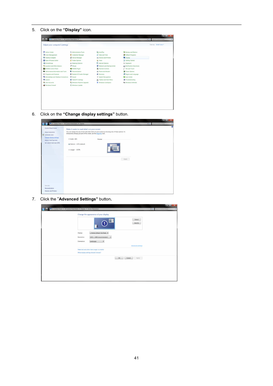 AOC I2276VWM User Manual | Page 41 / 75