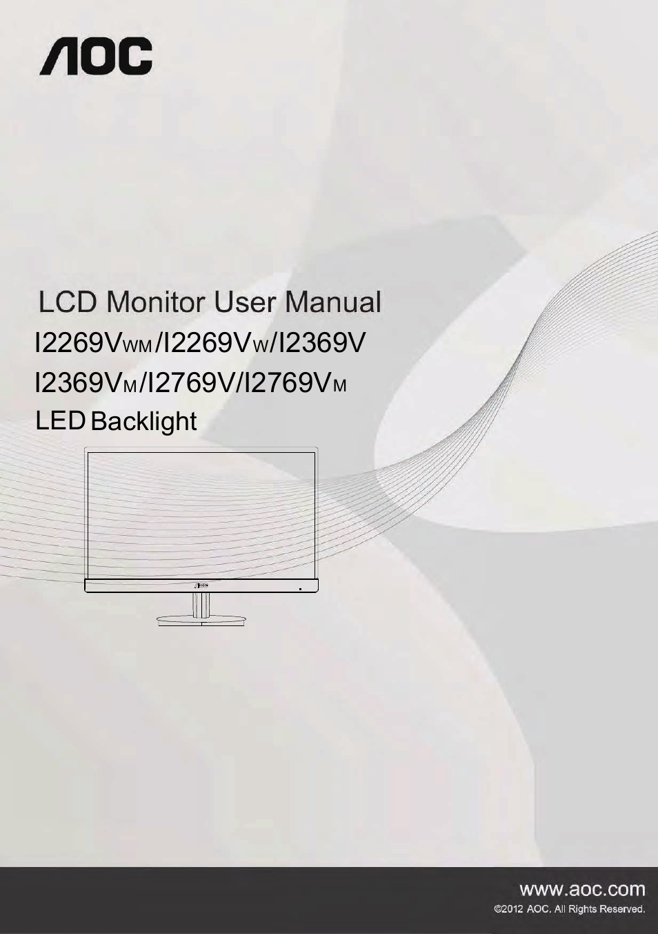 AOC 2769VM User Manual | 72 pages