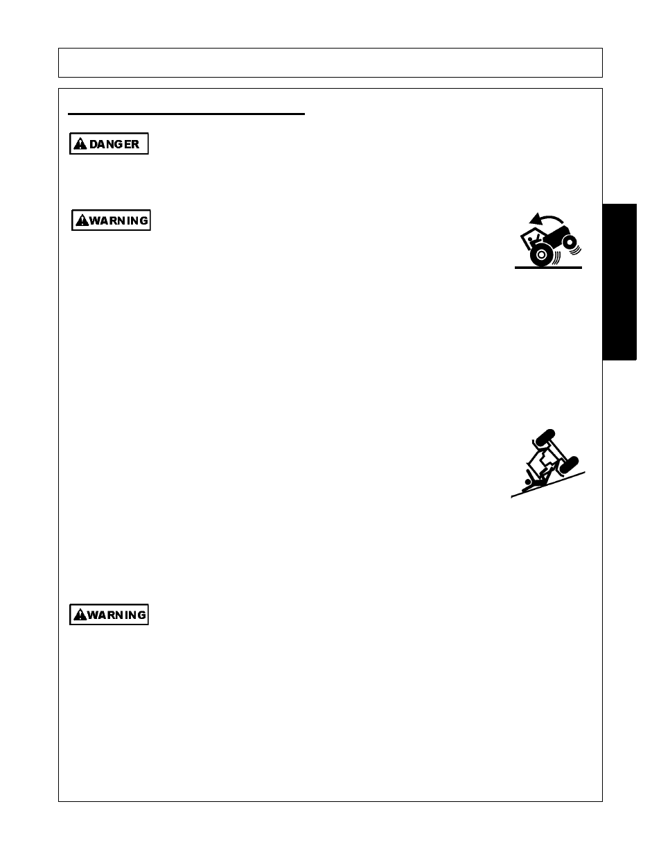 Driving the tractor and loader, Operation, Opera t ion | Bush Hog 2545 User Manual | Page 61 / 100