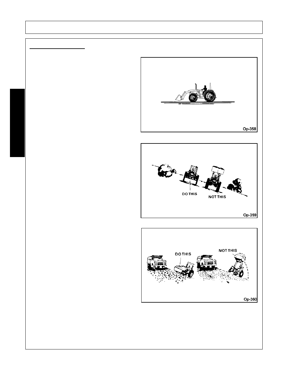 Carrying the load, Operation, Opera t ion | Bush Hog 2545 User Manual | Page 70 / 100