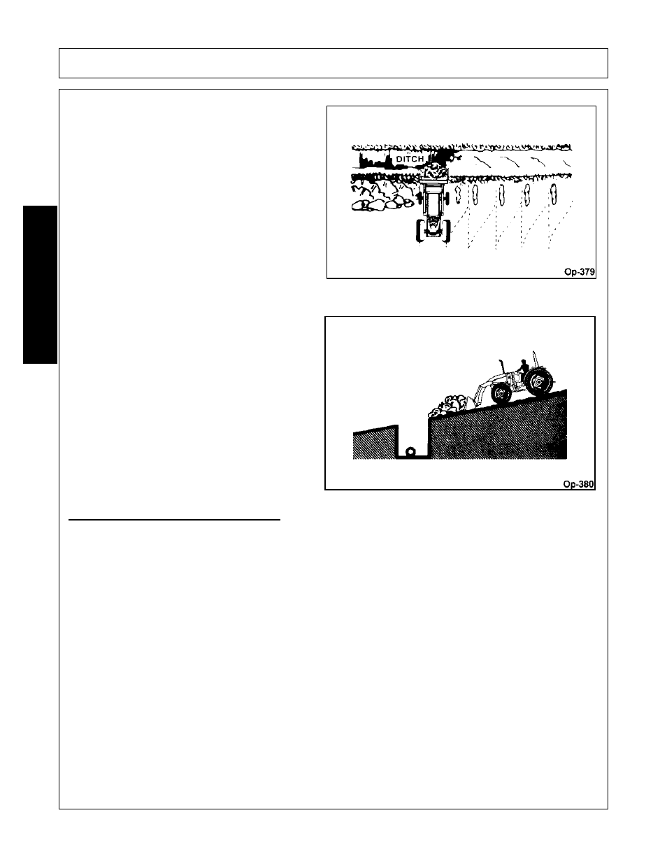 Handling large heavy objects, Operation, Opera t ion | Bush Hog 2545 User Manual | Page 78 / 100