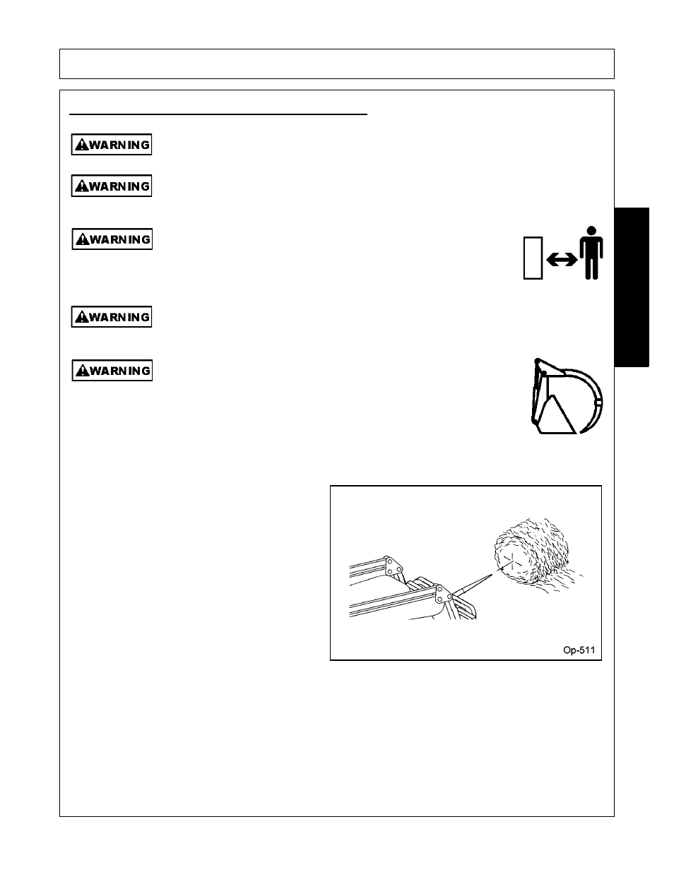 2 operating bale spear (optional attachment), Operation, Opera t ion | Bush Hog 2545 User Manual | Page 79 / 100