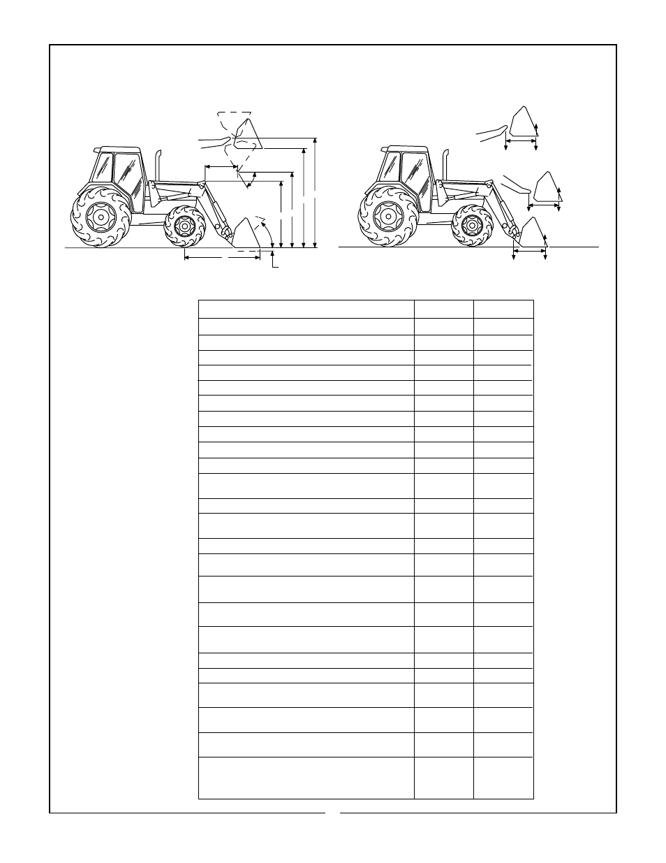 Table 1-1 technical specifications | Bush Hog M146 User Manual | Page 11 / 39