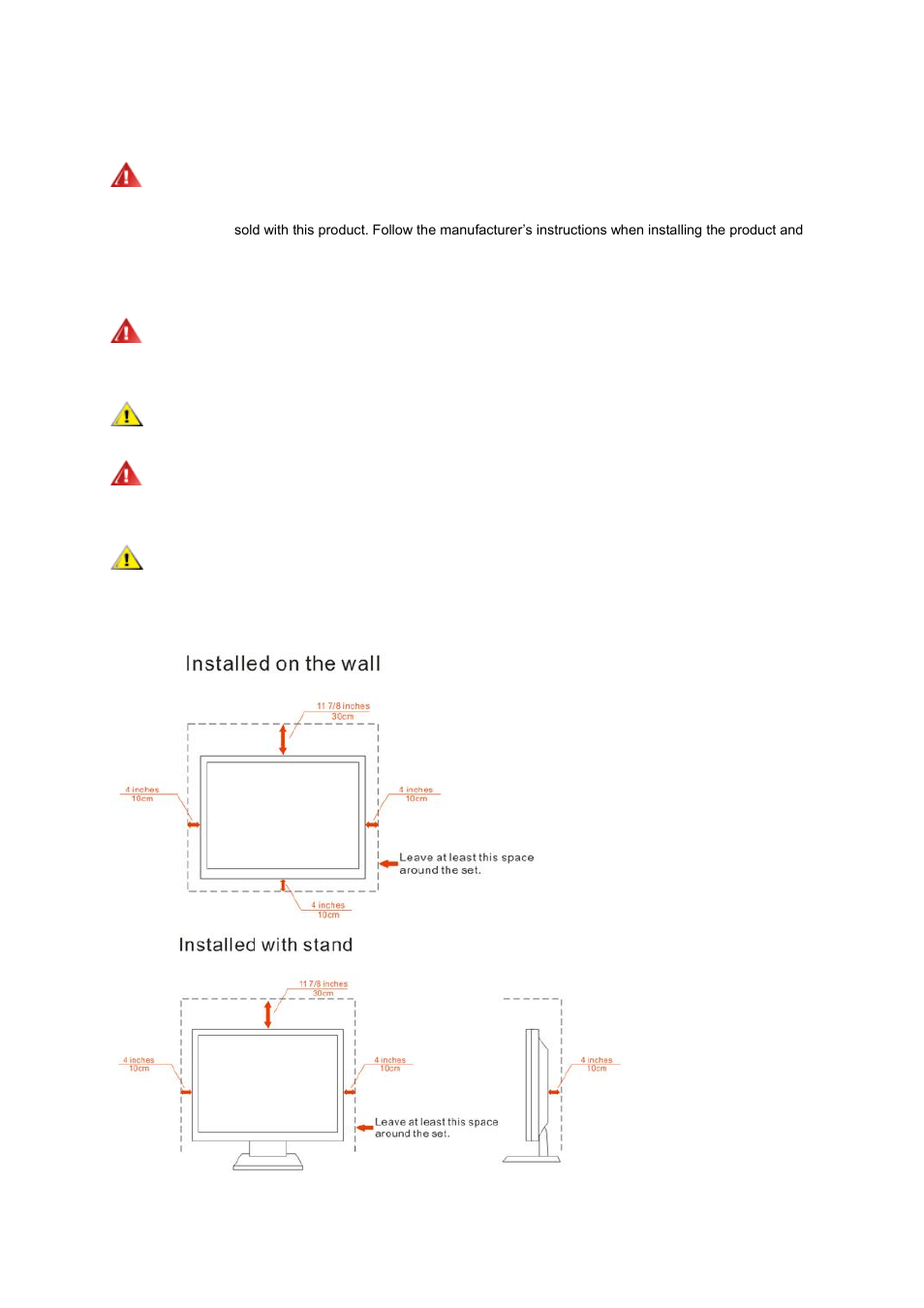 Installation | AOC E2250SWDNK User Manual | Page 6 / 76